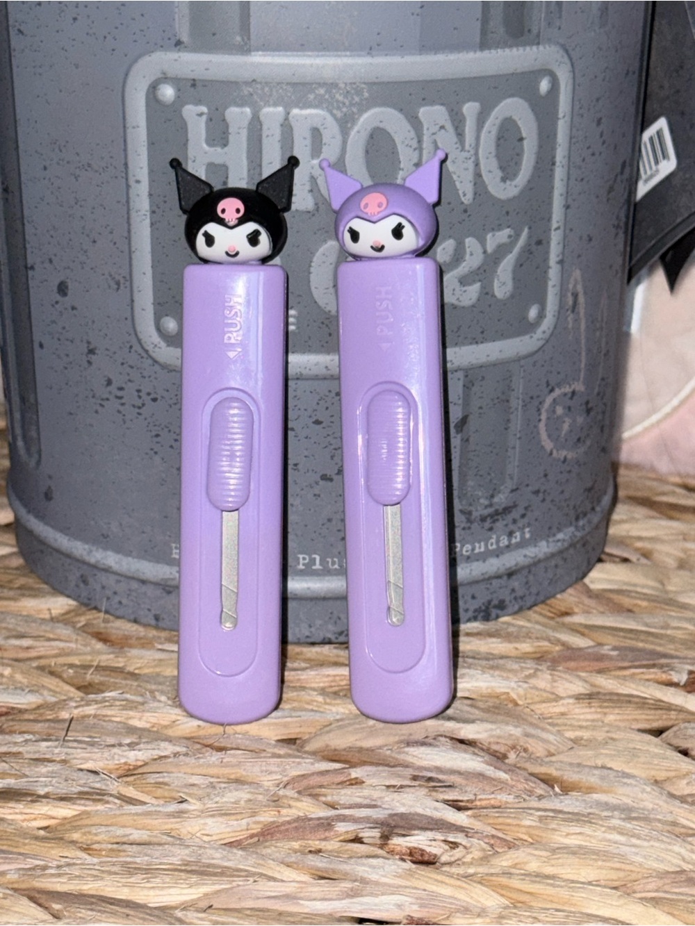 Kuromi Purple Mini Box Cutter Utility Knife Set of 2